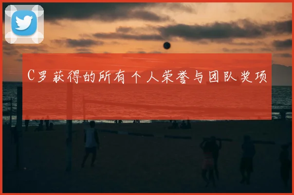 C罗获得的所有个人荣誉与团队奖项